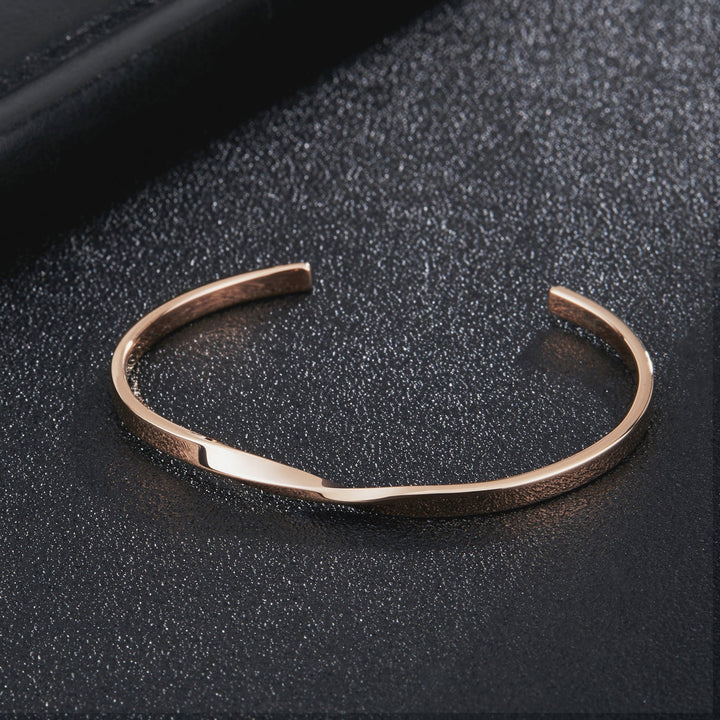 ZINK Women's Rose Gold Stainless Steel Bracelet | ZFBG007RG