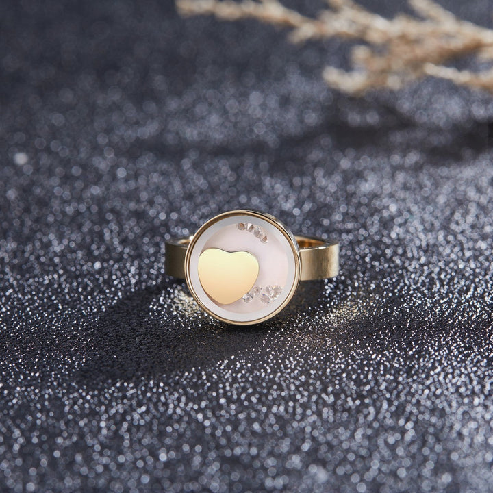 ZINK Women's Gold Stainless Steel Ring | ZFRG001GH