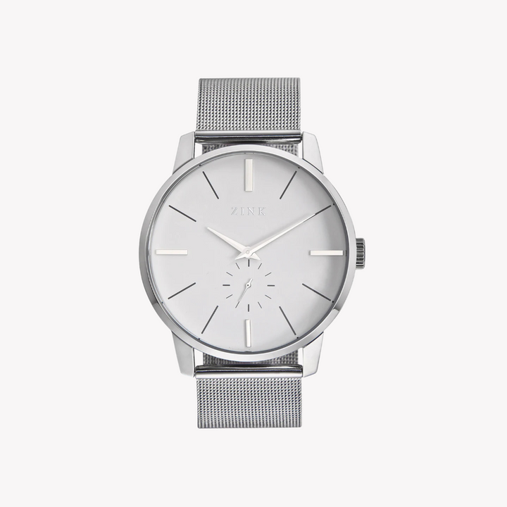 ZINK Men's Stainless Steel Analog Watch - Silver | ZK126G5MS-16