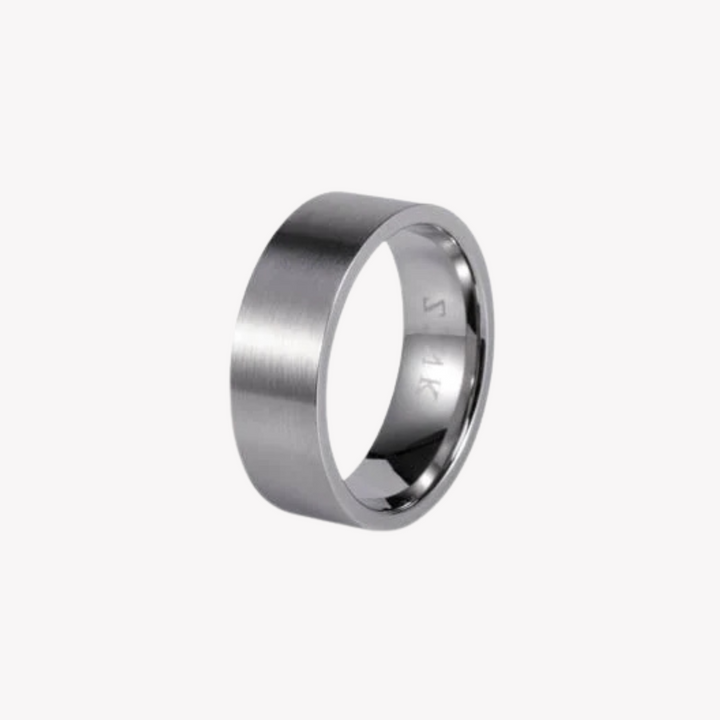ZINK Men's Silver Stainless Steel Ring | ZJRG007SM