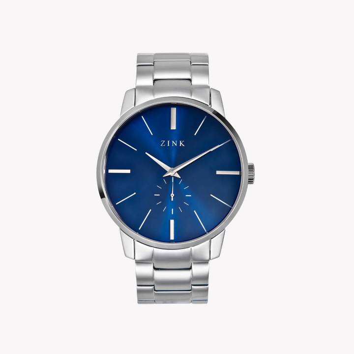 ZINK Men's Stainless Steel Blue Dial Watch | ZK126G5SS-46