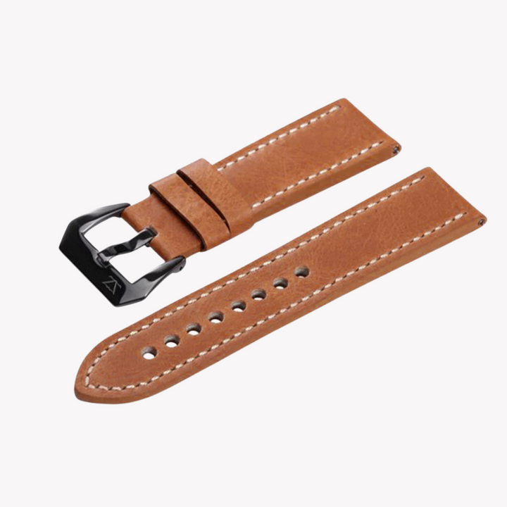 ZINK Men's Brown Leather Watch Band | ZLB003BWB