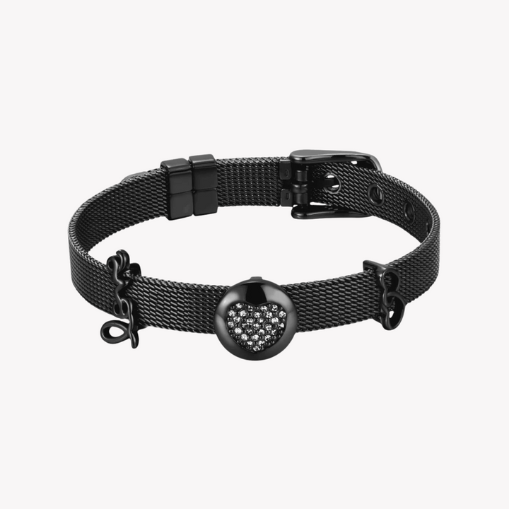 ZINK Women's Black Stainless Steel Bracelet | ZFBR001B2