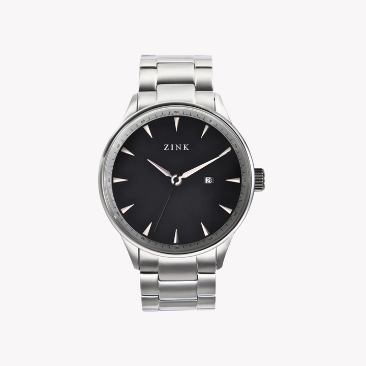 ZINK Men's Stainless Steel Black Watch | ZK127G1SS-26