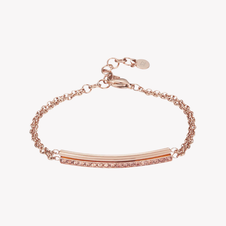 ZINK Women's Rose Gold Stainless Steel Bracelet | ZFBR012RG