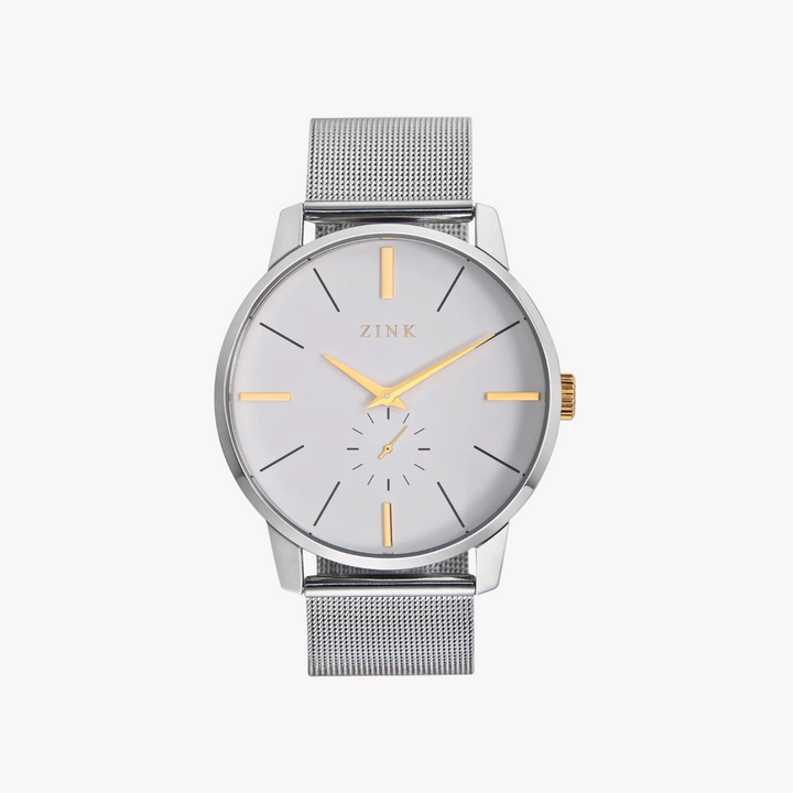 ZINK Men's Silver Stainless Steel Analog Watch | ZK126G5MS-T6