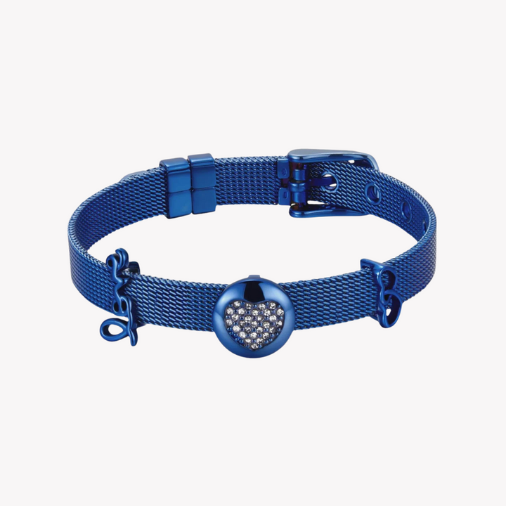 ZINK Women's Blue Stainless Steel Bracelet | ZFBR001BL2