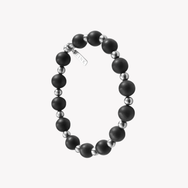 ZINK Men's Black & Silver Stainless Steel Bracelet | ZJBC010BAS