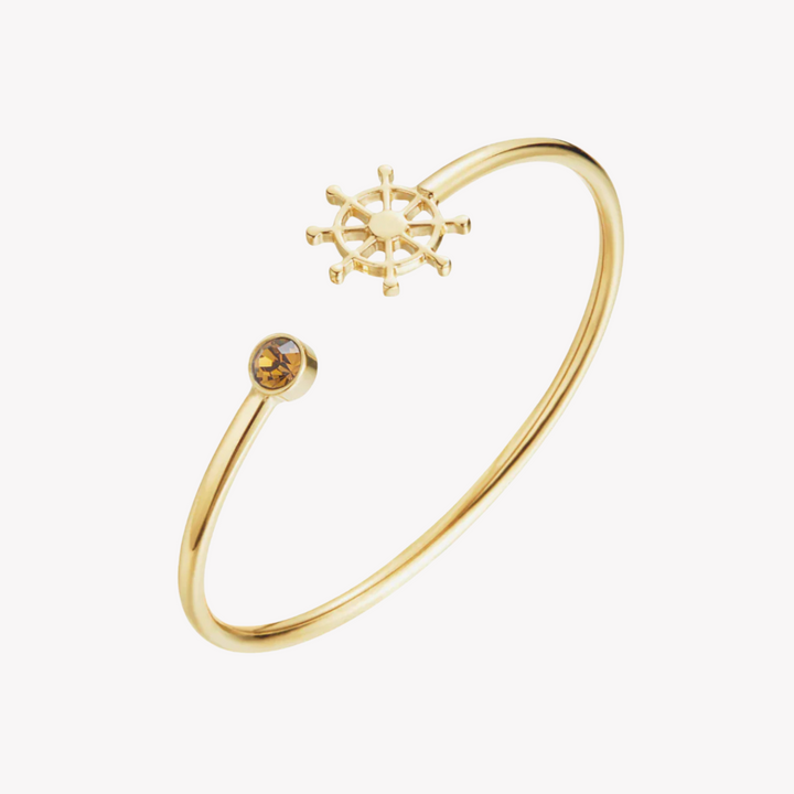 ZINK Women's Gold Stainless Steel Bracelet | ZFBG004GT