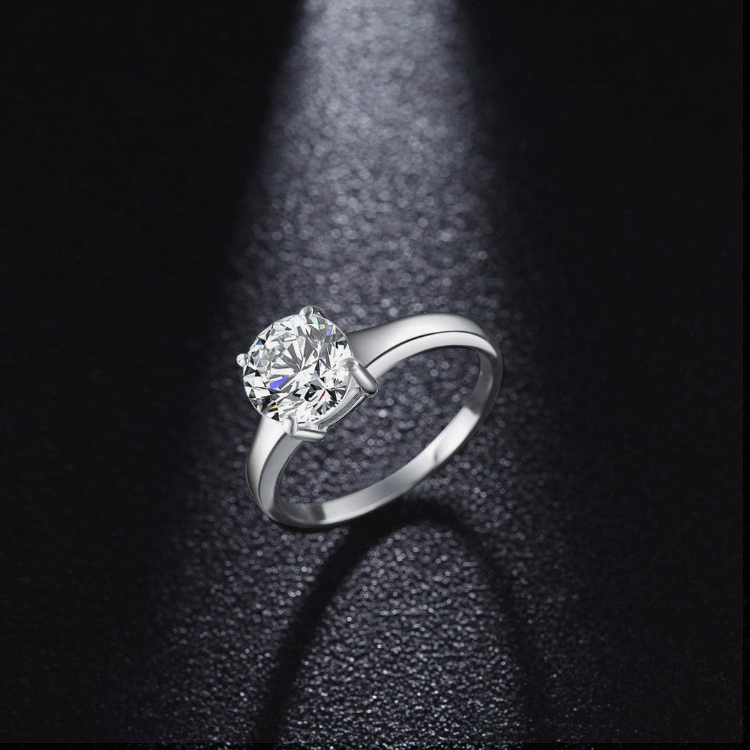 ZINK Women's Silver Stainless Steel Ring | ZFRG002SRC