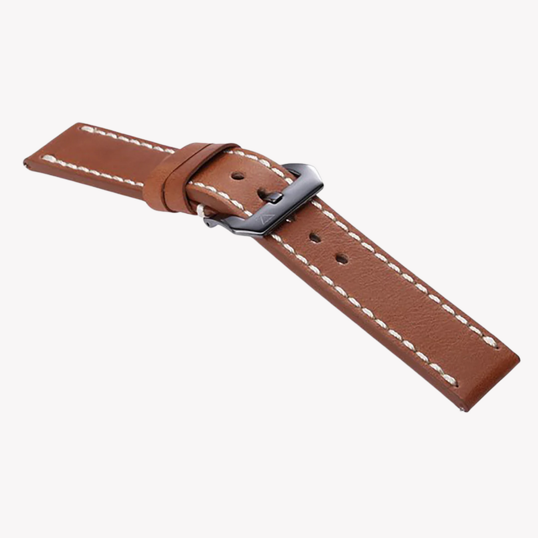 ZINK Men's Brown Leather Watch Band | ZLB003BWB
