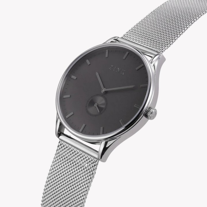 ZINK Men's Stainless Steel Watch - Silver & Black | ZK130G5MS-36