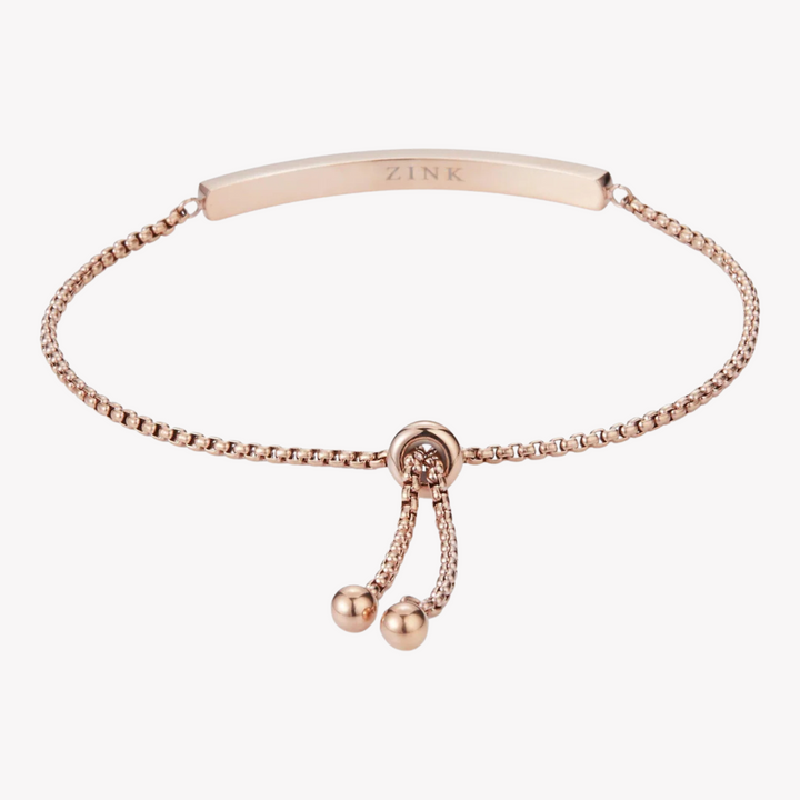 ZINK Women's Rose Gold Stainless Steel Bracelet | ZFBR004RGS