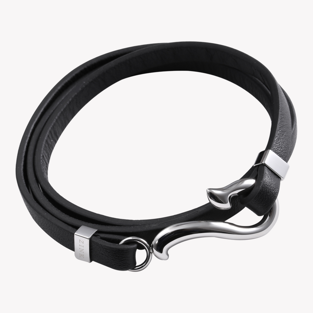 ZINK Men's Black & Silver Stainless Steel Bracelet | ZJBC026LPB