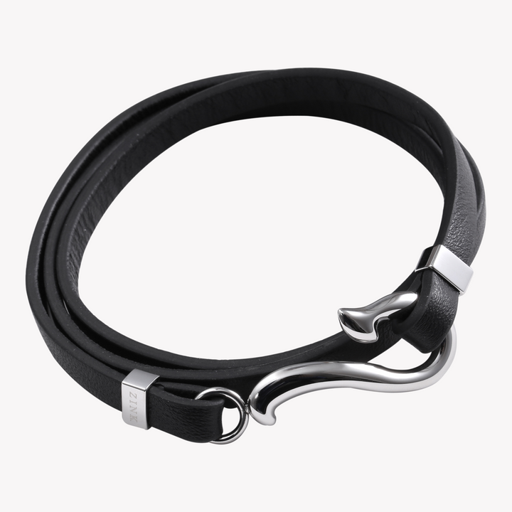 ZINK Men's Black & Silver Stainless Steel Bracelet | ZJBC026LPB