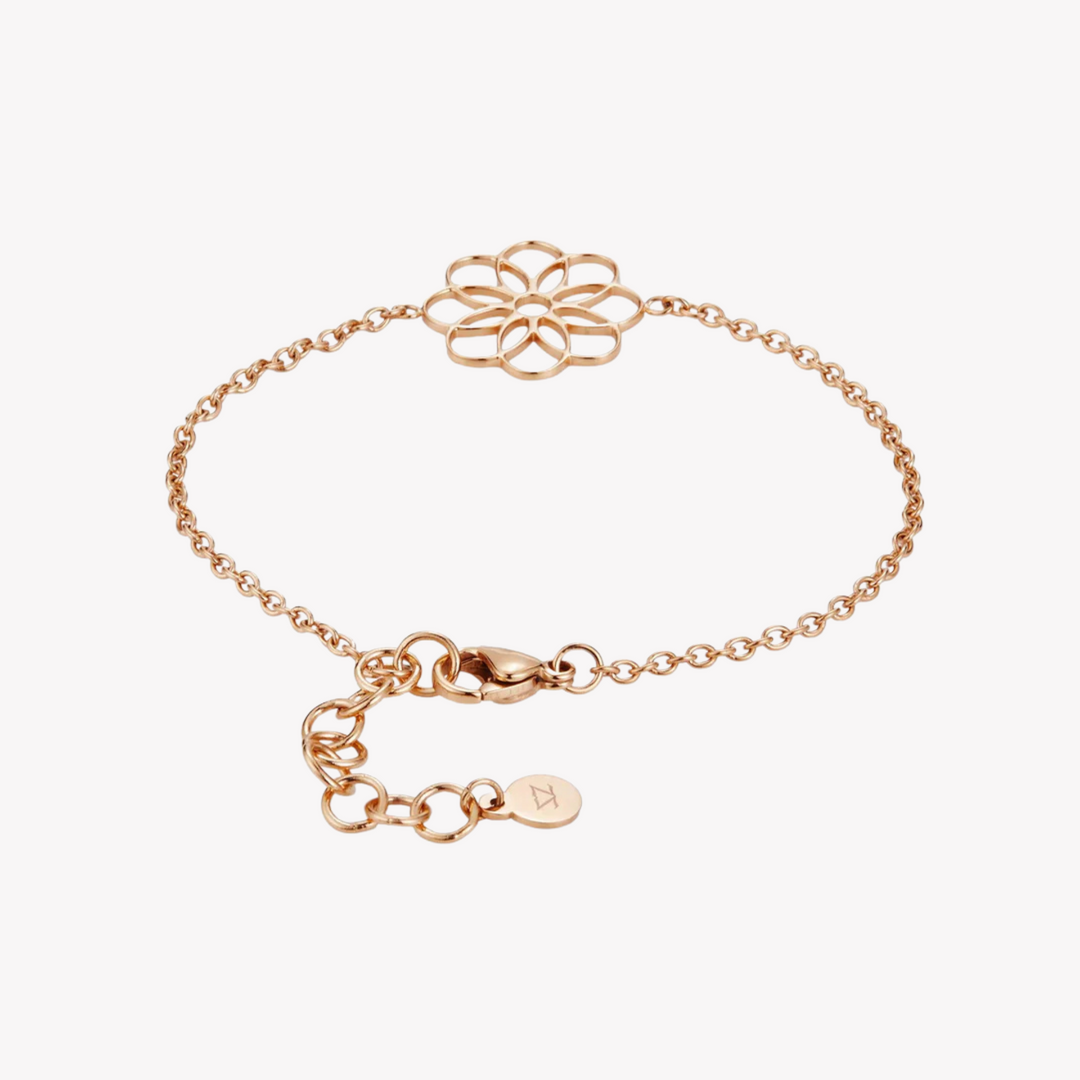 ZINK Women's Rose Gold Stainless Steel Bracelet | ZFBR005RG