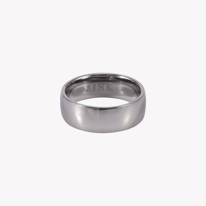 ZINK Men's Silver Stainless Steel Ring | ZJRG001SP