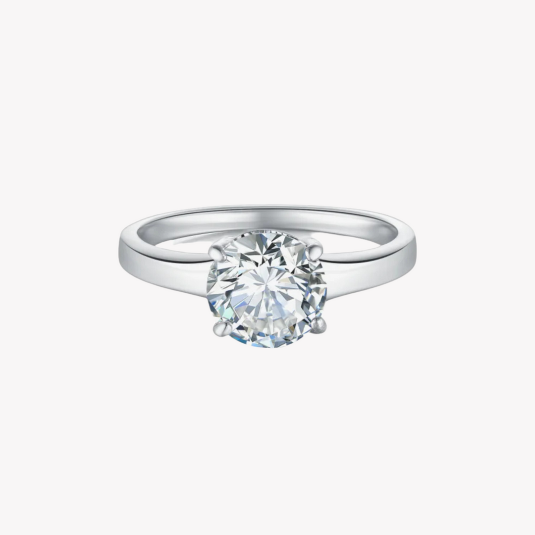 ZINK Women's Silver Stainless Steel Ring | ZFRG002SRC