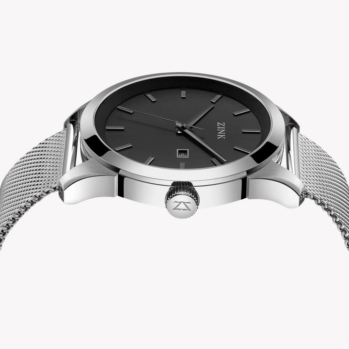 ZINK Men's Silver Stainless Steel Watch | ZK133G1MS-26