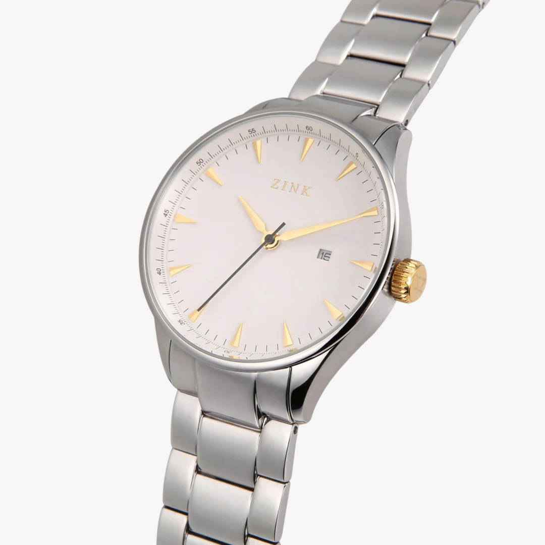 ZINK Men's Silver Stainless Steel Analog Watch | ZK127G1SS-T6