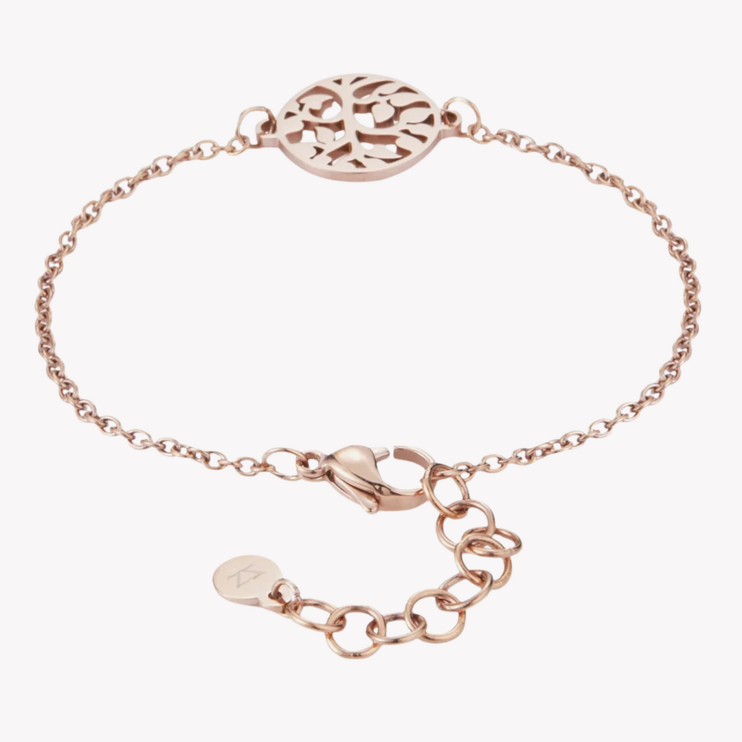 ZINK Women's Rose Gold Stainless Steel Bracelet | ZFBR010RG