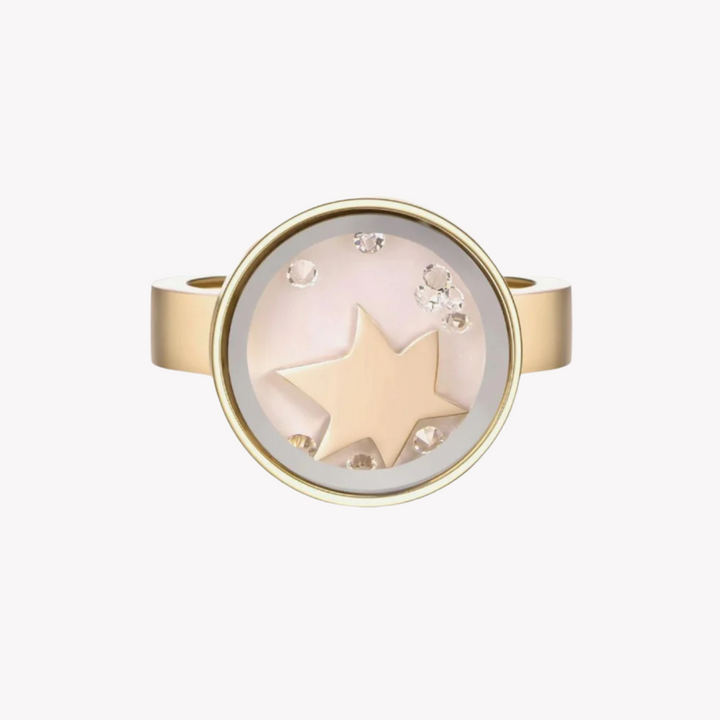 ZINK Women's Gold Stainless Steel Ring | ZFRG001GS