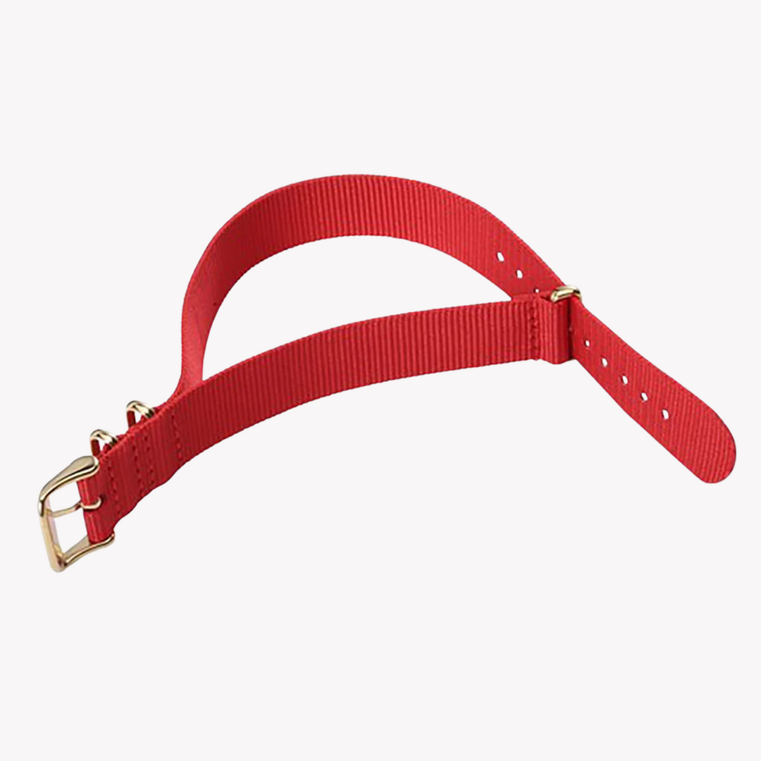 ZINK Women's Nylon Watch Band - Red | ZNB002RG