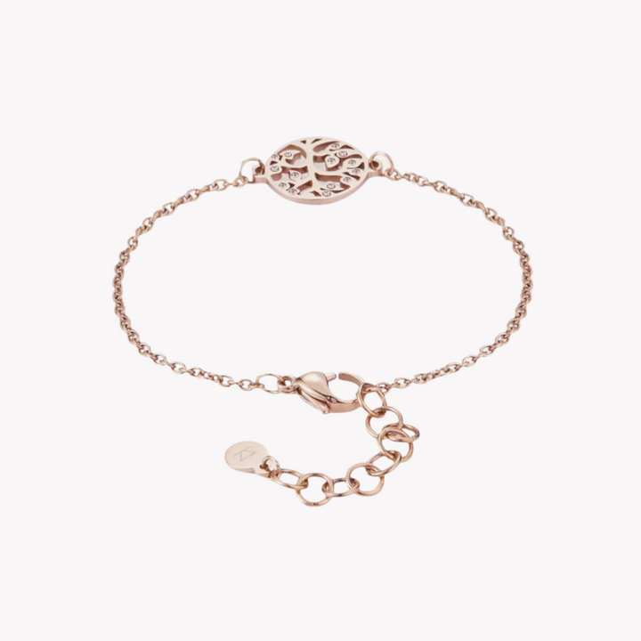 ZINK Women's Rose Gold Stainless Steel Bracelet | ZFBR010RGS