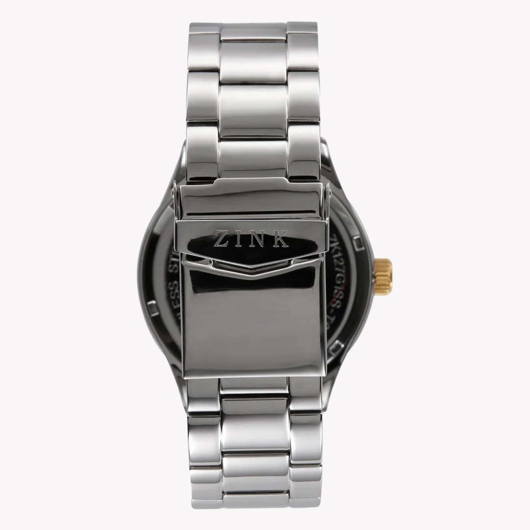 ZINK Men's Silver Stainless Steel Analog Watch | ZK127G1SS-T6