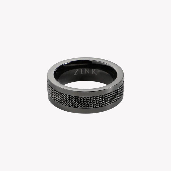 ZINK Men's Gun Stainless Steel Ring | ZJRG018SPIG