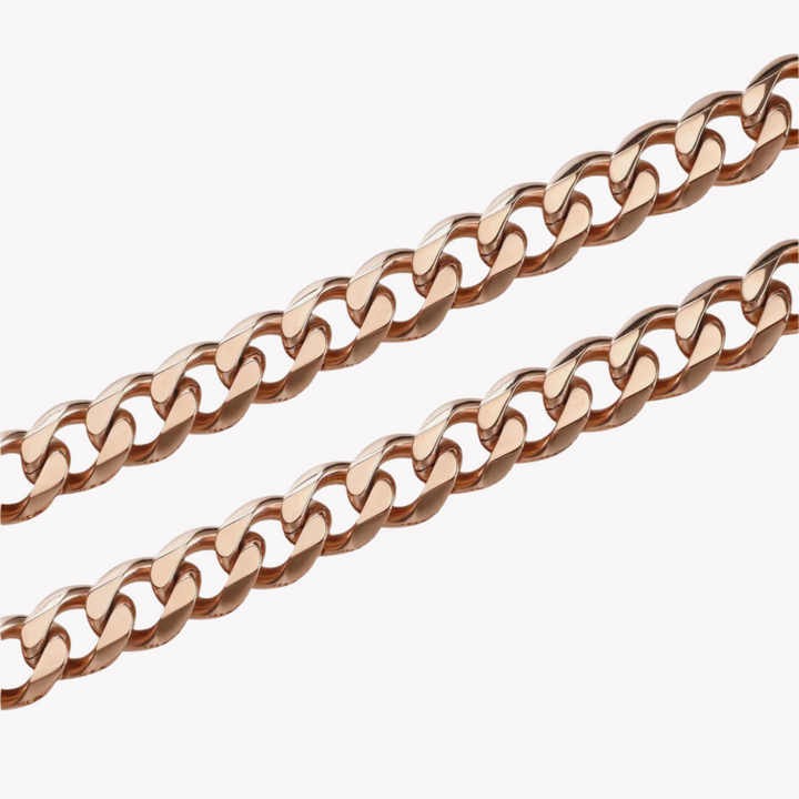 ZINK Women's Rose Gold Stainless Steel Necklace | ZFNL009RG