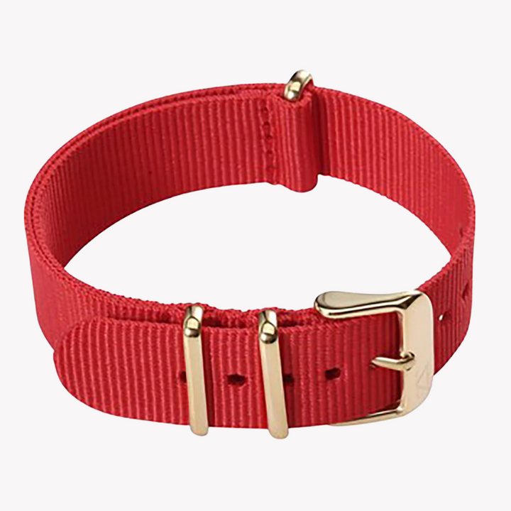 ZINK Women's Nylon Watch Band - Red | ZNB002RG