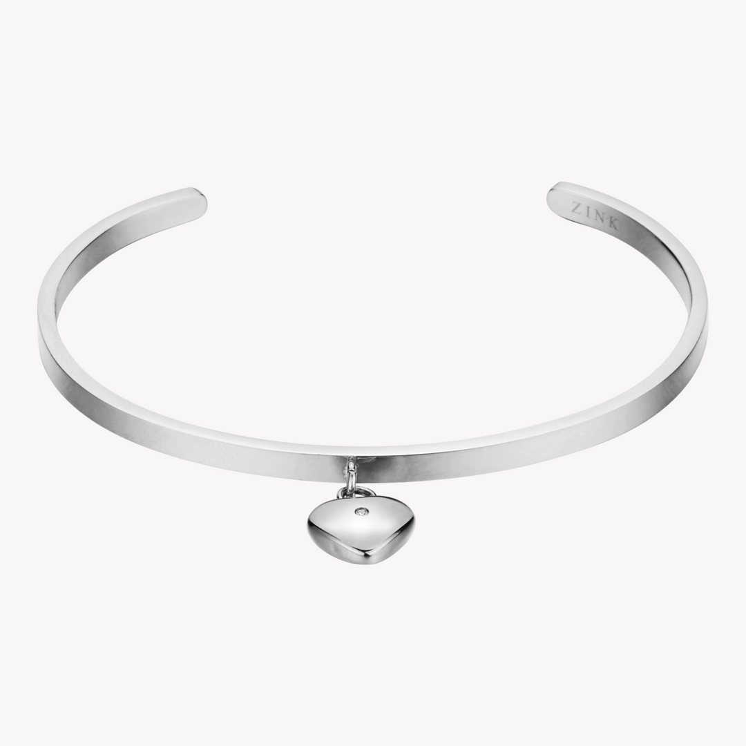 ZINK Women's Silver Stainless Steel Bracelet | ZFBG009S