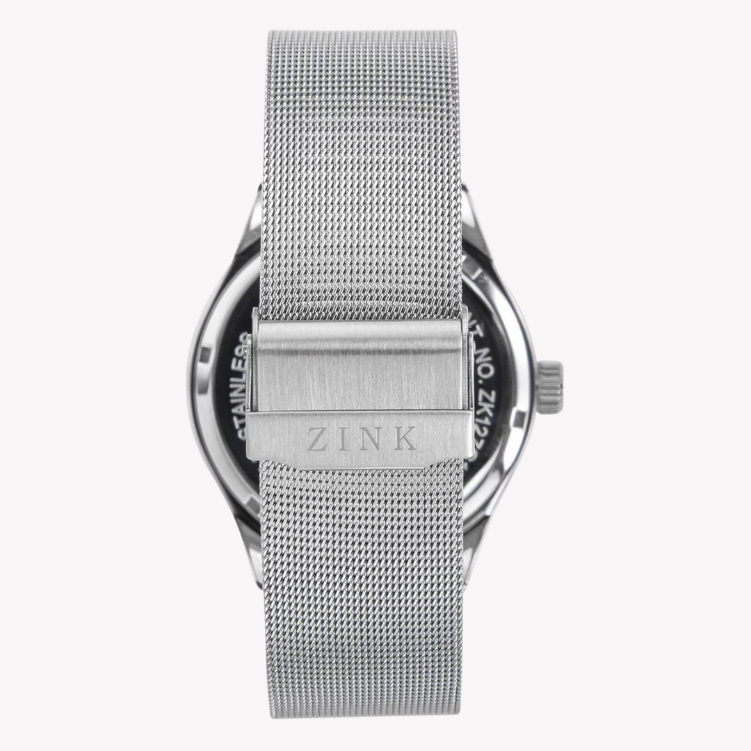 ZINK Men's Silver Stainless Steel Analog Watch | ZK127G1MS-16