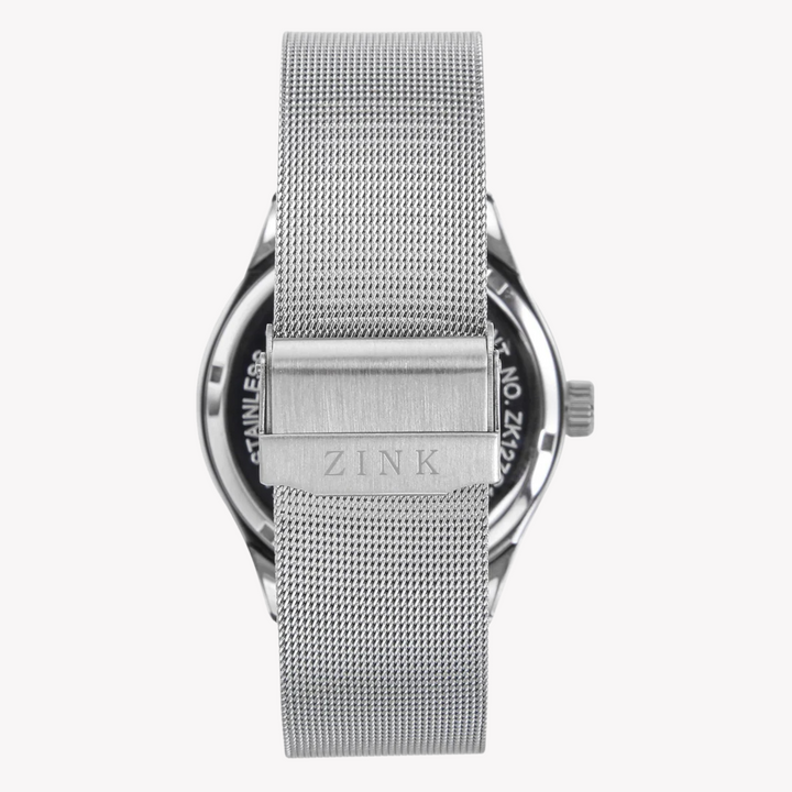ZINK Men's Silver Stainless Steel Analog Watch | ZK127G1MS-16