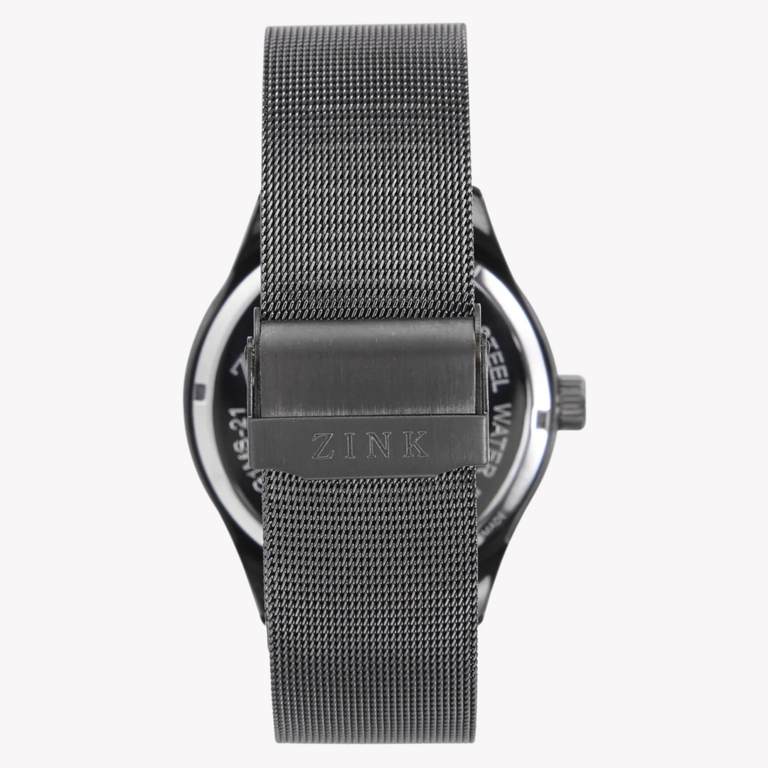 ZINK Men's Black Stainless Steel Watch | ZK127G1MS-21