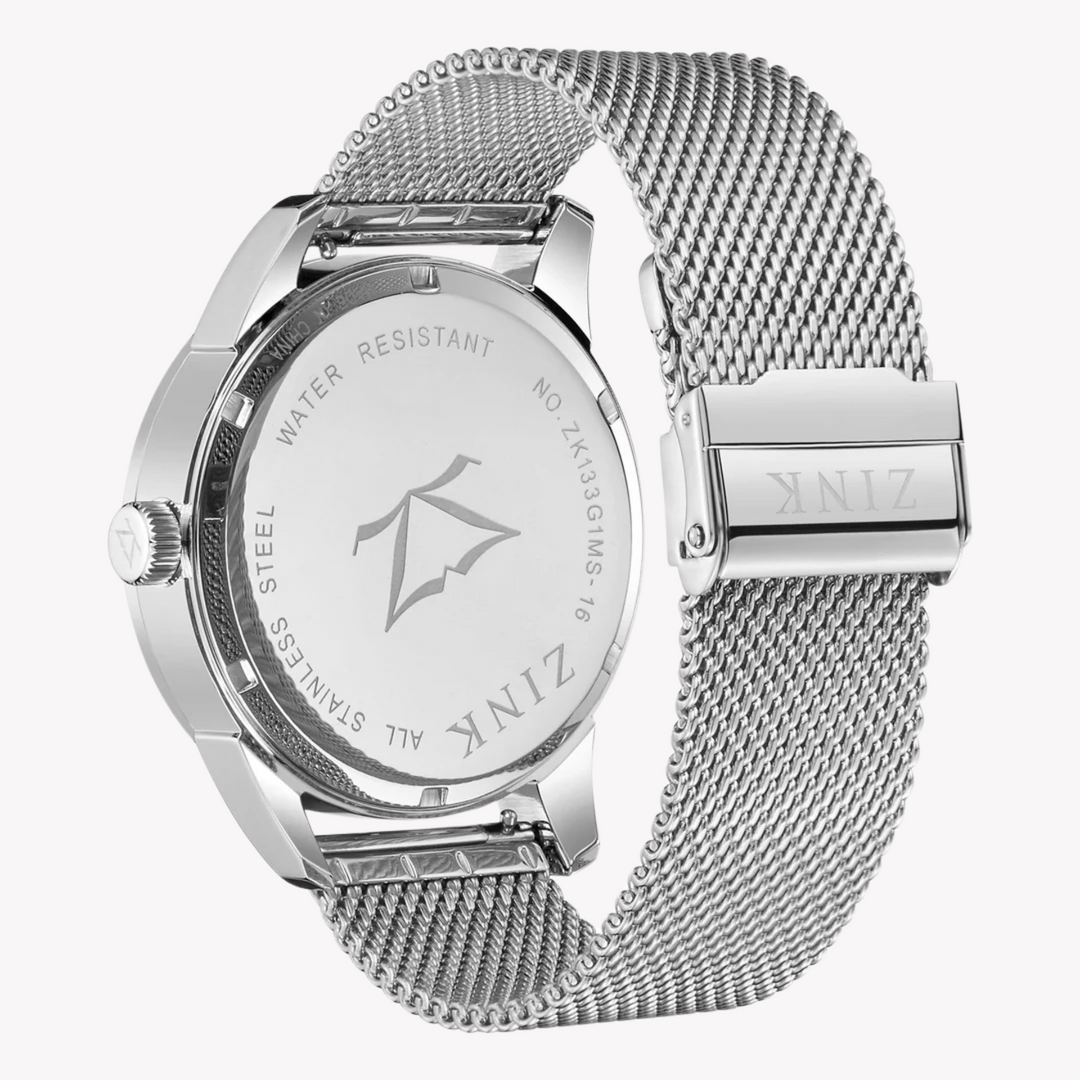 ZINK Men's Silver Stainless Steel Watch | ZK133G1MS-16