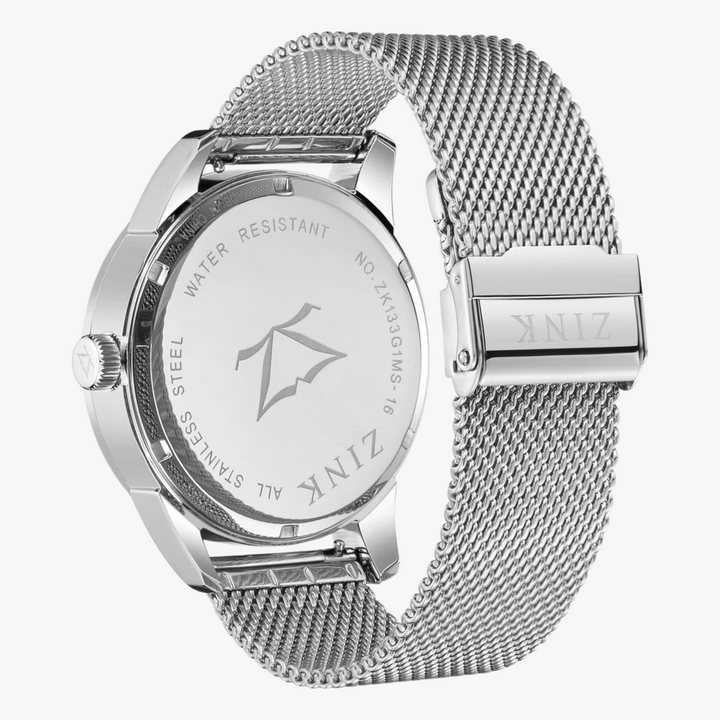 ZINK Men's Silver Stainless Steel Watch | ZK133G1MS-16