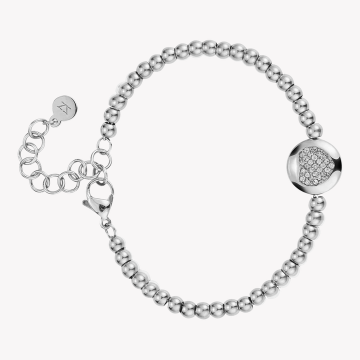 ZINK Women's Silver Stainless Steel Bracelet | ZFBR007SH
