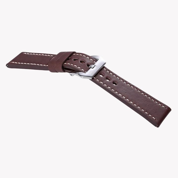 ZINK Men's Leather Watch Band - Brown | ZLB003DBWS