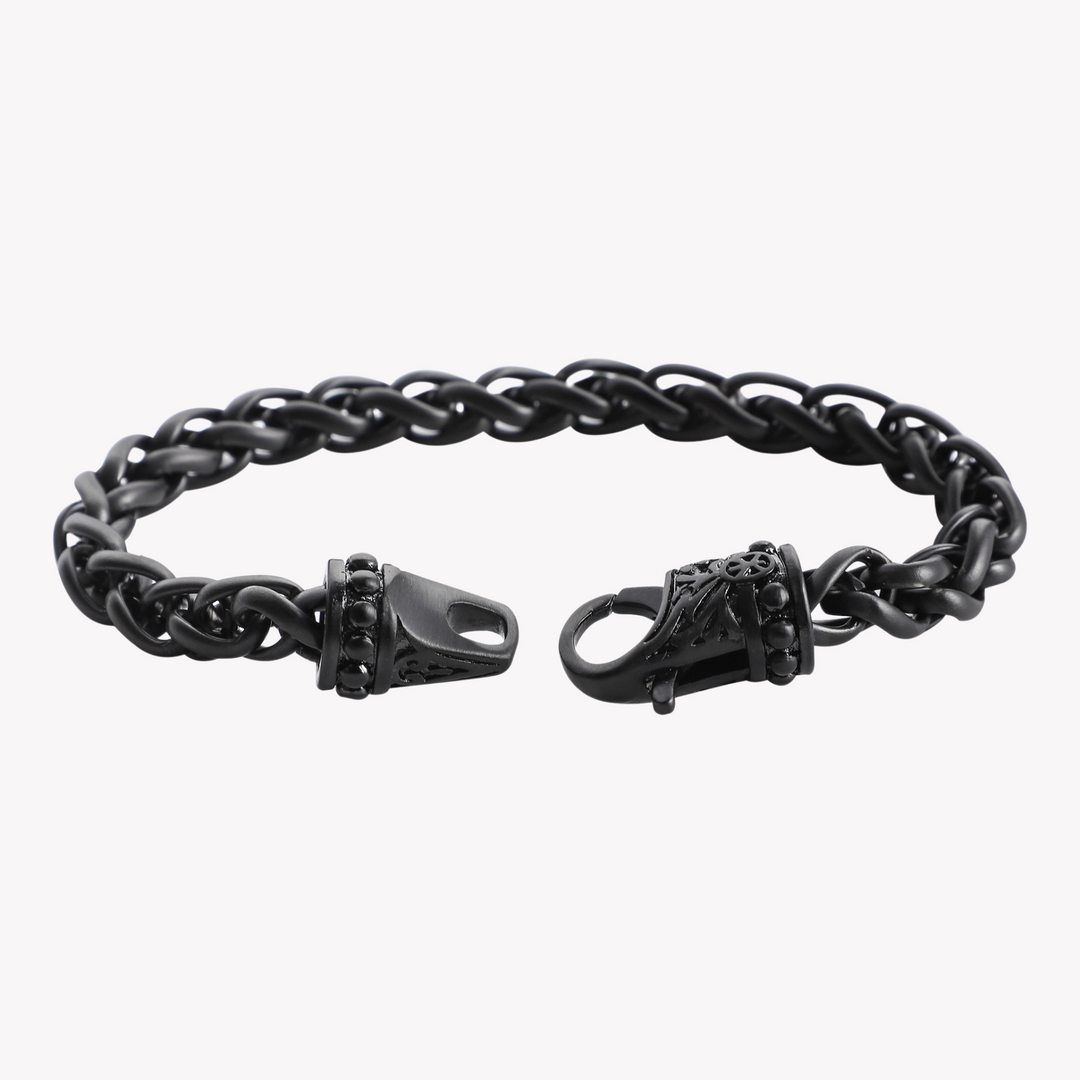 ZINK Men's Black Stainless Steel Bracelet | ZJBC052B