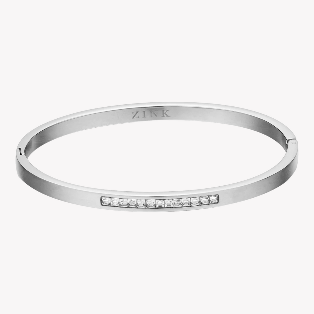 ZINK Women's Silver Stainless Steel Bracelet | ZFBR002SS