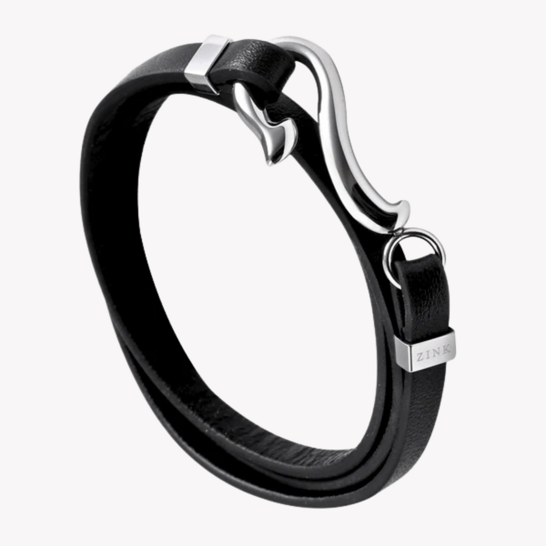 ZINK Men's Black & Silver Stainless Steel Bracelet | ZJBC026LPB