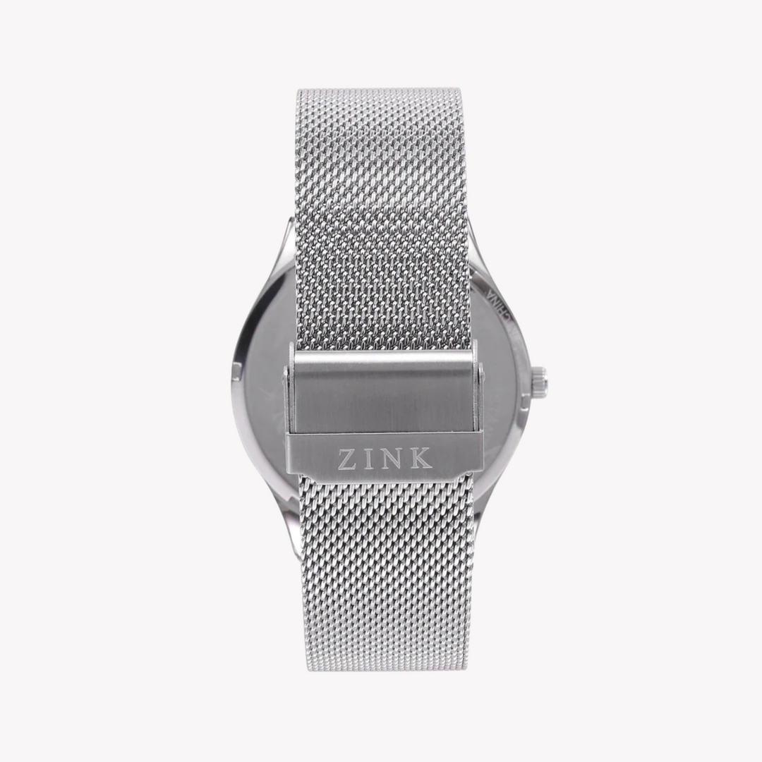 ZINK Men's Stainless Steel Watch - Silver & Black | ZK130G5MS-36