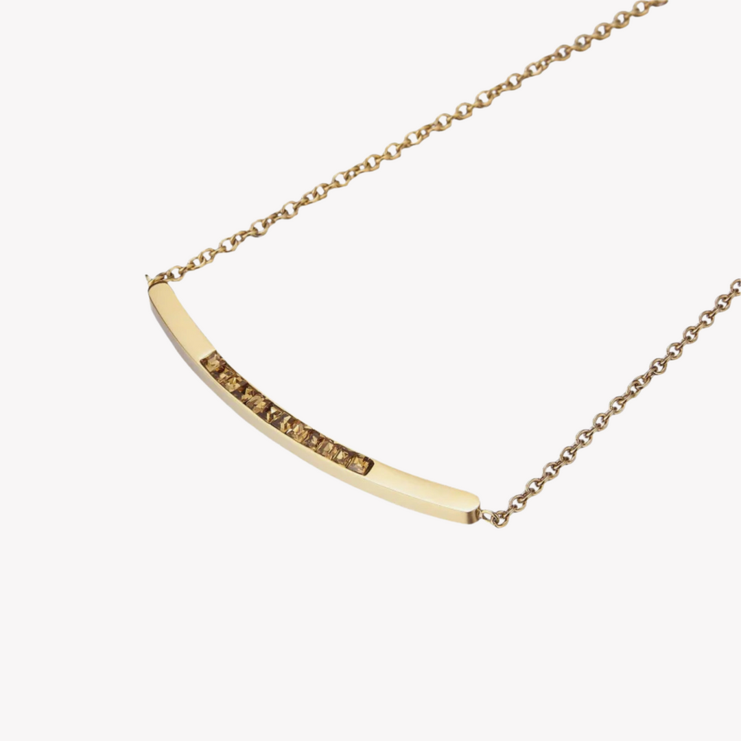 ZINK Women's Gold Stainless Steel Necklace | ZFNL001GS