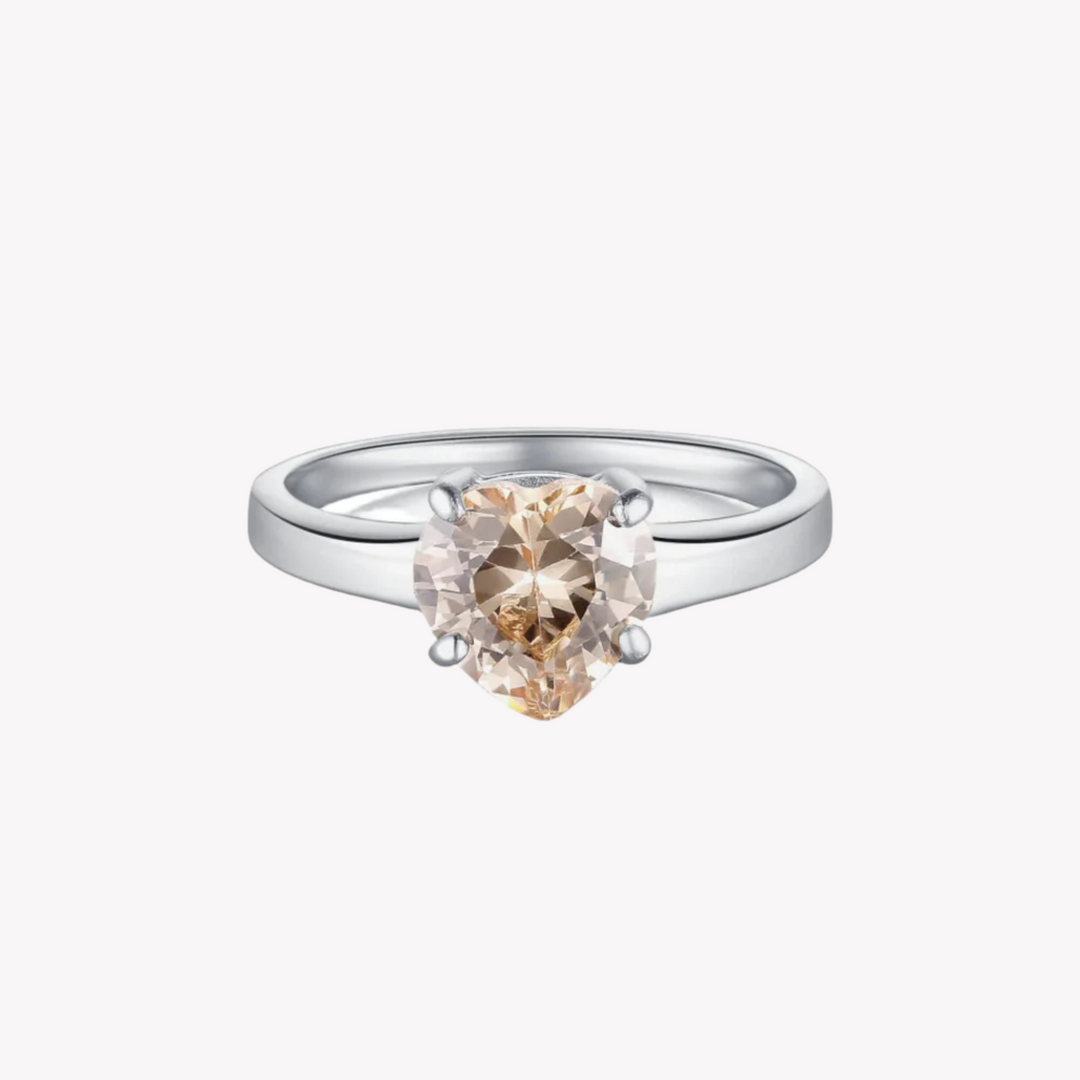 ZINK Women's Silver Stainless Steel Ring | ZFRG002SHCH