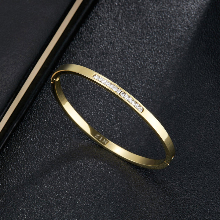 ZINK Women's Gold Stainless Steel Bracelet | ZFBR002GS