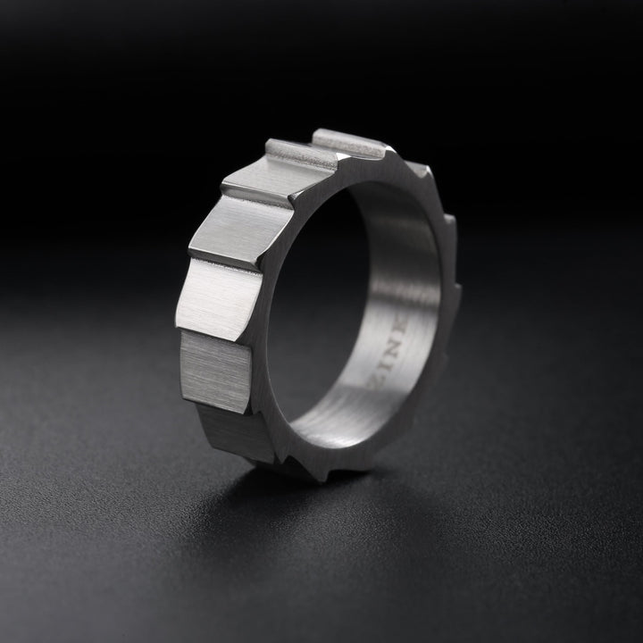 ZINK Men's Gun Stainless Steel Ring | ZJRG032GN
