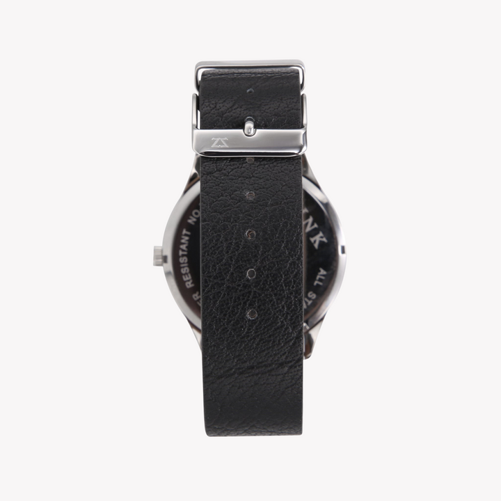 ZINK Men's Silver Stainless Steel & Black Watch | ZK130G5LS-31S