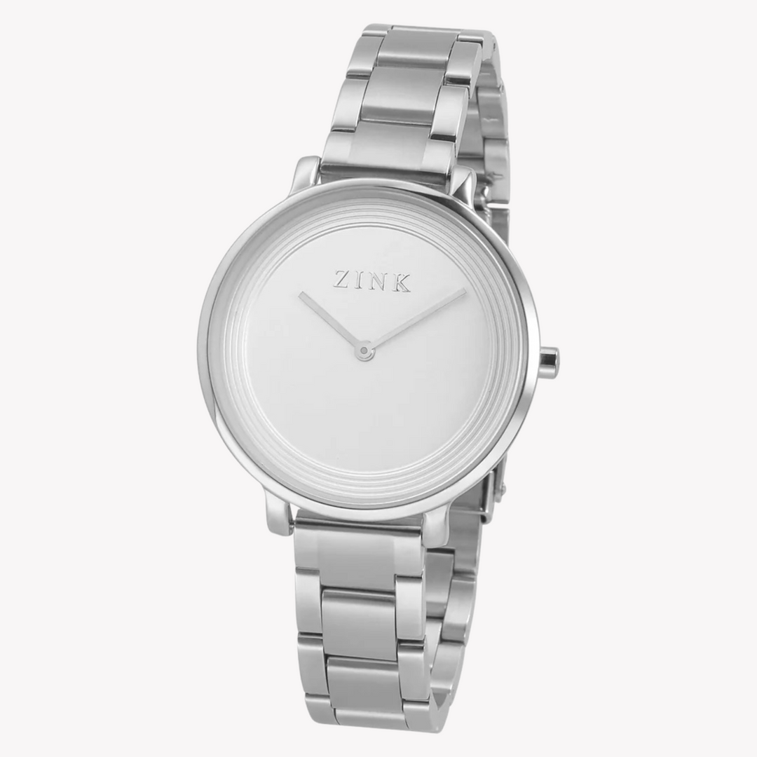 ZINK Women's Silver Stainless Steel Quartz Watch | ZK129L1SS-16
